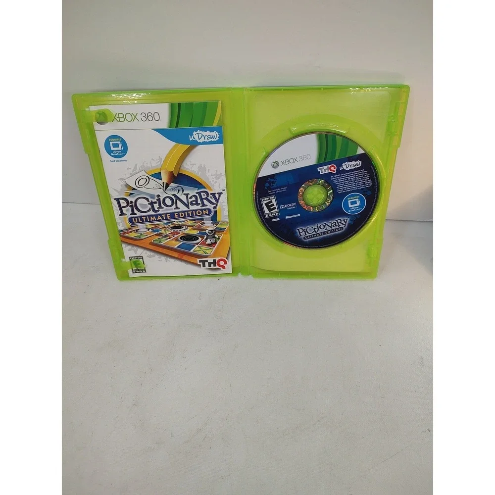 Pictionary Ultimate Edition Xbox 360 uDraw game Microsoft 2011